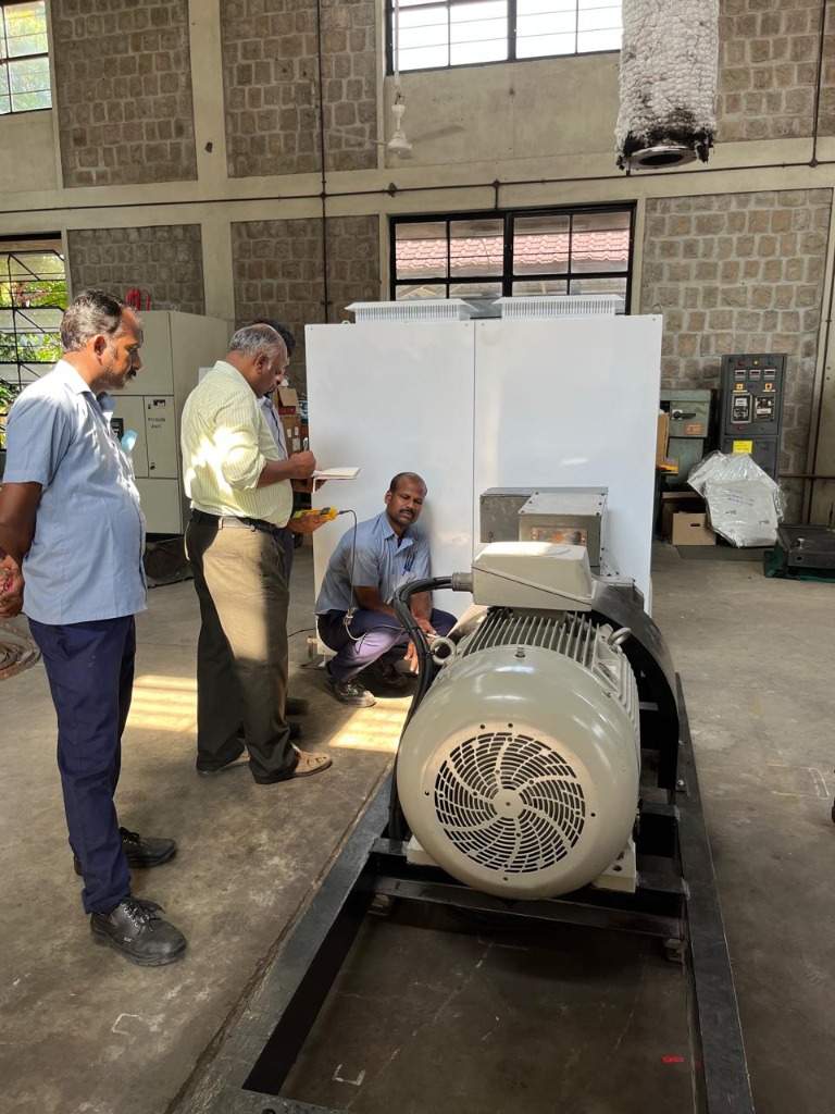 Generator commissioning team