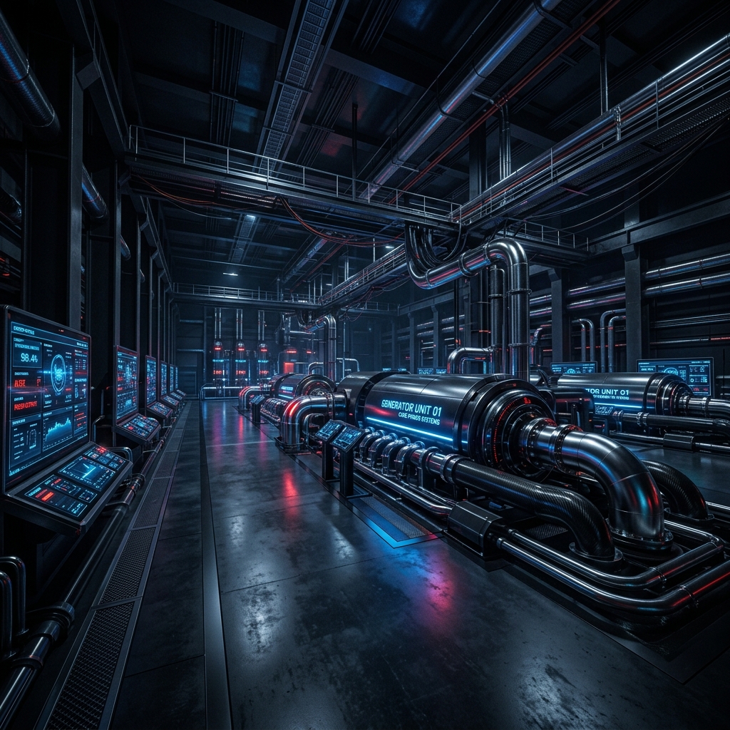 Industrial Generator Room